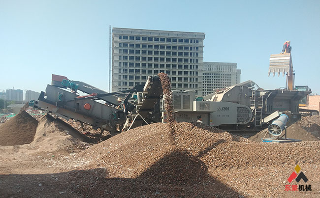 建筑垃圾无害化处置技术-上海东蒙固废分选设备变废为宝