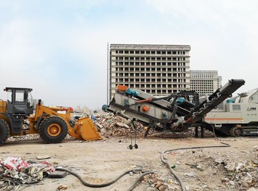 陕西西安时产150吨建筑垃圾资源再利用项目